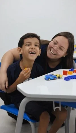 Imagem do vídeo de volta às aulas do Progresso Bilíngue Santos Vahia de Abreu